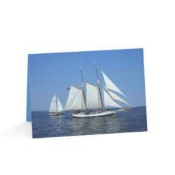 Maritime Heritage Greeting Cards for Special Occasions, Nautical Birthday, Thank You Notes, 1-50pcs Set