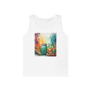 Tank Top — Rustic Mason Jar & Harvest Still Life Summer Tank