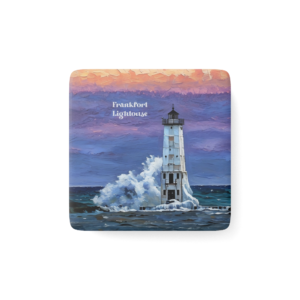 Frankfort Lighthouse Porcelain Magnet