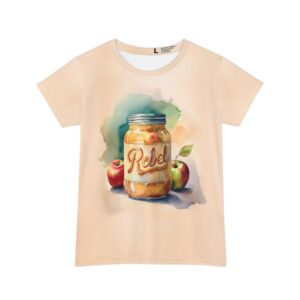 Rebel Apple Mason Jar Women's T‑Shirt