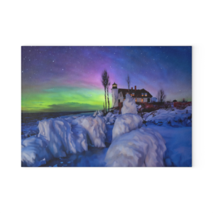 Point Betsie Glass Cutting Board