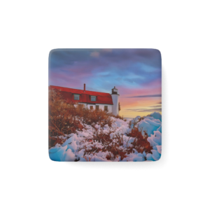 Point Betsie Sunset Porcelain Magnet