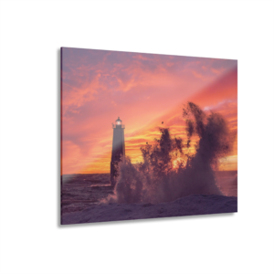 Sunset Splash Acrylic Wall Art
