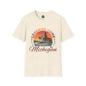 Point Betsie Lighthouse T-Shirt — "Legends Come" from Michigan Tee Shirt
