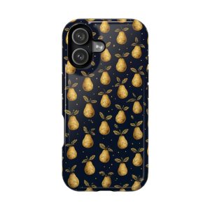 Golden Pear Pattern Phone Case | Magnetic Impact-Resistant Case