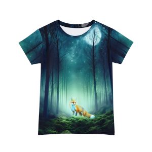 Mystical Fox Women's Short Sleeve Shirt