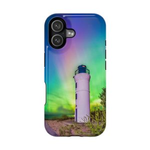 Lighthouse Aurora Phone Case | Magnetic Impact-Resistant Case