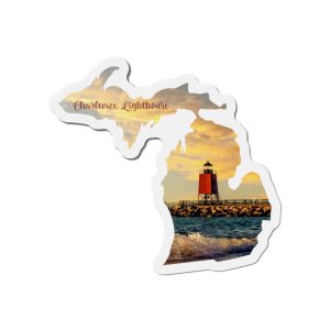 Charlevoix Lighthouse- Michigan Magnets