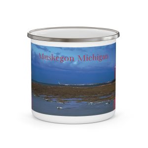 Muskegon Night Camping Mug