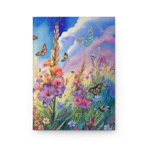 Floral Butterfly Journal — Hardcover Matte Notebook for Nature Lovers & Creative Writing