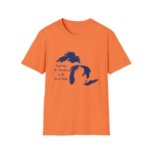 Great Lakes Map T-Shirt — "Exploring the Wonders of the Great Lakes"