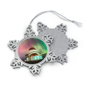 Orthodox Church with October 2024 Aurora Pewter Ornament