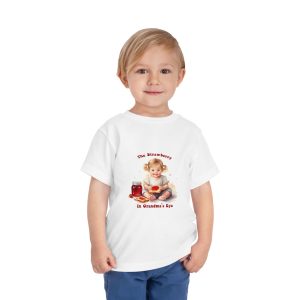 Grandma's Little Strawberry Toddler Tee — Cute Vintage Baby With Jam Design