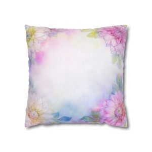 Spun Polyester Square Pillowcase