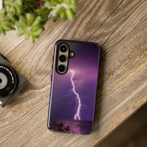 Purple Lightning Bolt Cell Case