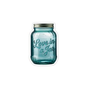 Jar Magnet – "Love in a Jar" Decorative Refrigerator Magnet