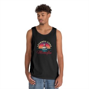 "Legends Come From Michigan" St Joseph Lighthouse Tank Top