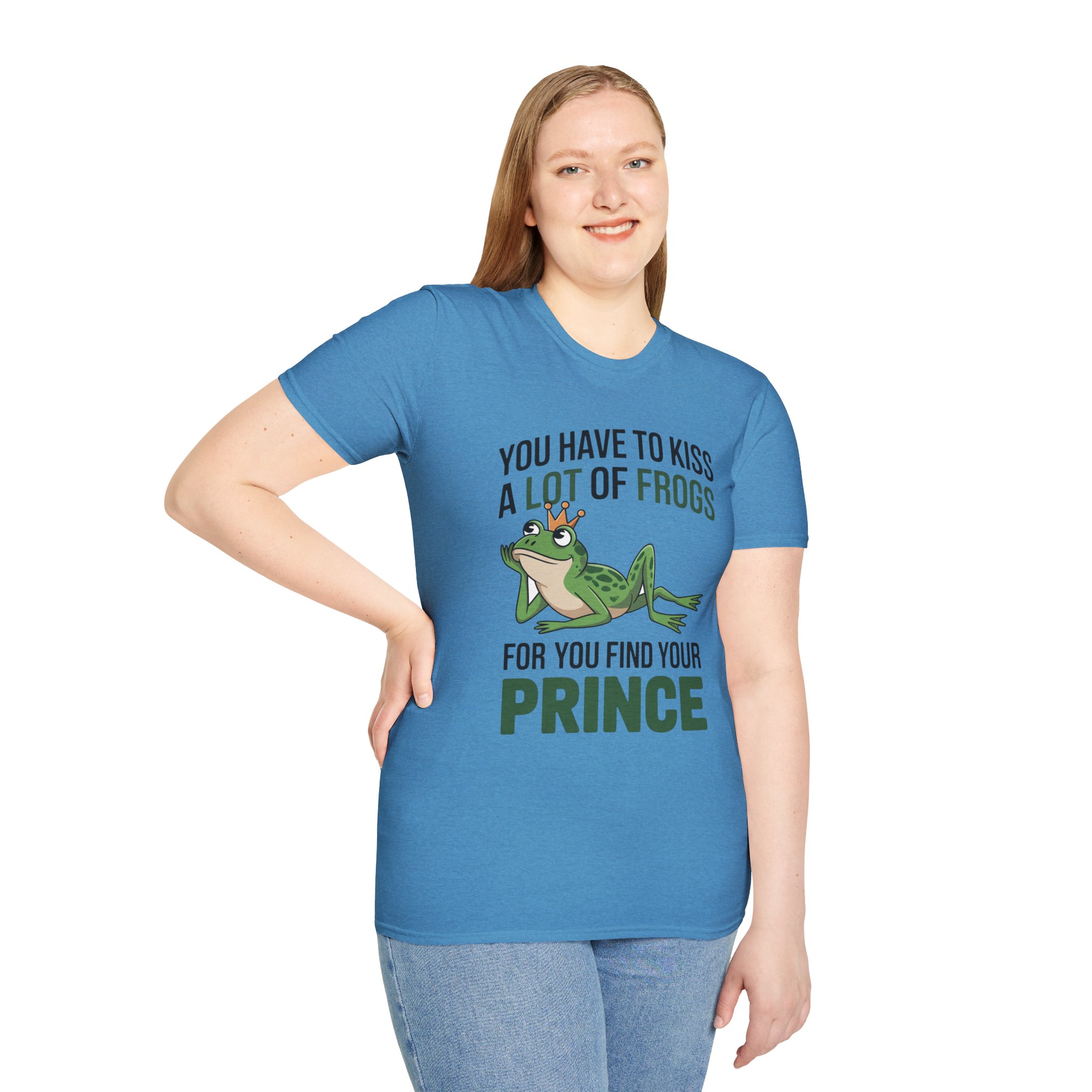 You Have to Kiss a Lot of Frogs T-Shirt — Funny Princess/Prince Frog Graphic Tee - Image 5