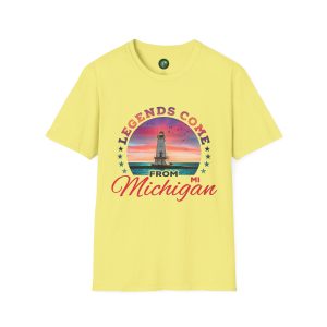 Ludington Lighthouse-Legends Come From Michigan T-Shirt