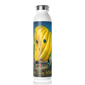 Hot Air Balloon Slim Water Bottle