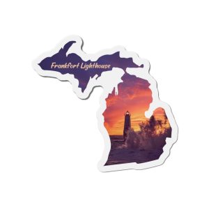 Frankfort Lighthouse Die-Cut Magnet