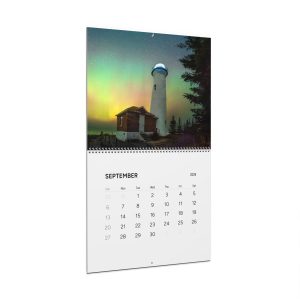 Michigan Lighthouse Wall Calendar 2026 — Little Sable, Point Betsie, Old Mission & More