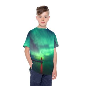 Aurora Green Kids Tee Shirt