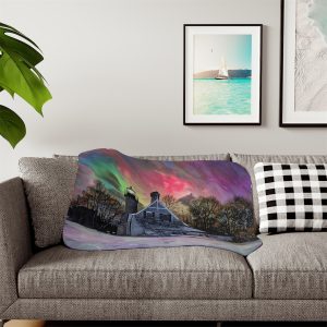McGulpin Lighthouse Sherpa Blanket, Two Colors
